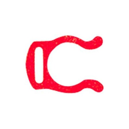 Reliance Worldwide John Guest 1/4 Tube Red Plastic Locking Clip - Pack of 100 PIC1808R